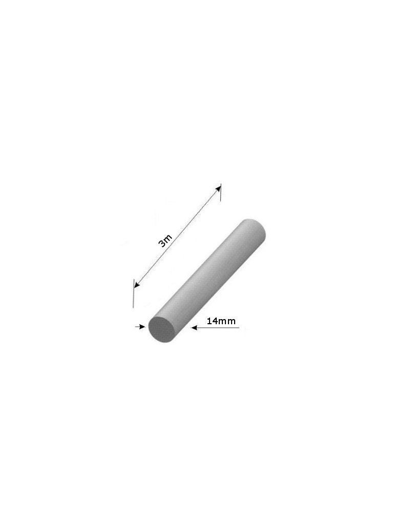 pièce élément ferronnier serrurier Barre LISSE ROND Longueur 3000 Diamètre 14 ACIER Ref: RL14-3000