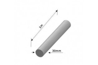 pièce élément ferronnier serrurier Barre LISSE ROND Longueur 1000 Diamètre 30 ACIER Ref: RL30-1000