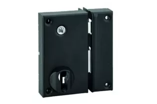 Serrure verticale en applique droite carré de 7mm ACIER Ref: F66.343 F66.343