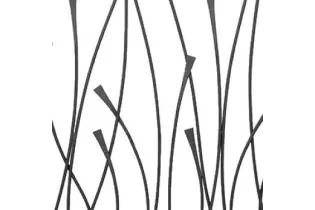 pièce élément ferronnier serrurier Panneau Décoratif module à plat 1116 x 970 Diamètre 12 ACIER FER FORGE LISSE Ref: BT60301010