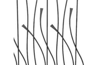 Panneau Décoratif 950 x 970 Section 12 ACIER FER FORGE LISSE Ref: BT60301020 BT60301020