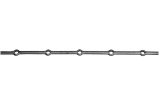pièce élément ferronnier serrurier Barre LISSE RENFLE ROND Longueur 2000 Diamètre 16 Passage ROND ACIER Ref: TR4-16L