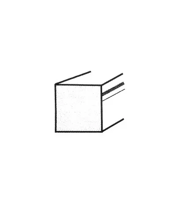 Barreau forgé fer carré lisse HAUTEUR 1200 mm Carré 14x14 - Ref CL14-1200