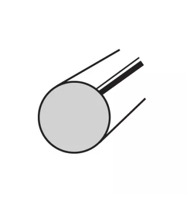 Fer rond lisse HAUTEUR 2000 mm Rond 14 - Ref RL14-2000