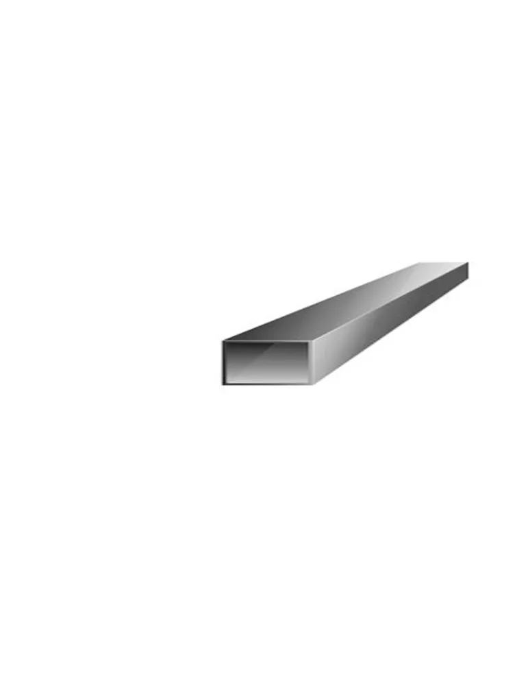 Tube lisse HAUTEUR 6000 mm 40x20x2 - Ref TL40X20-6