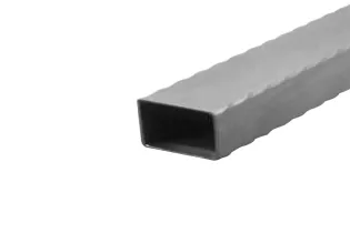 Tube martelé HAUTEUR 6000 mm 100x40x2.5 - Ref TM100X40