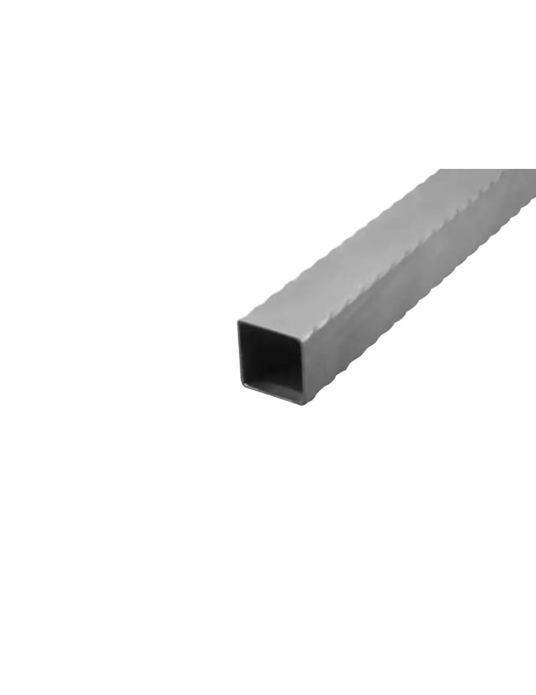 Tube martelé HAUTEUR 3000 mm 30x30x2.5 - Ref TM30X30-3