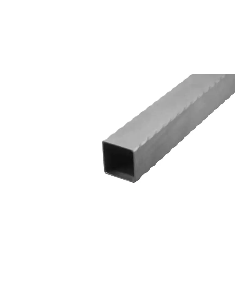 Tube martelé HAUTEUR 3000 mm 40x40x2.5 - Ref TM40X40-3