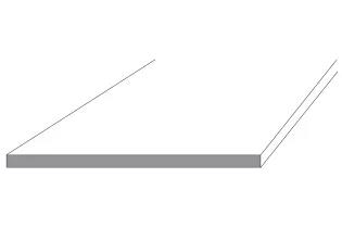 Fer plat lisse HAUTEUR 2000 mm Plat 20x10 - Ref PL20X10