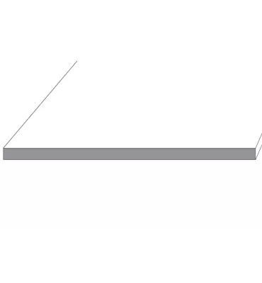 Fer plat lisse HAUTEUR 2000 mm Plat 40x20 - Ref PL40X20