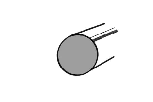 Fer rond lisse HAUTEUR 2000 mm Rond 25 - Ref RL25-2000