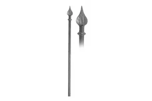 Barreau à flèche L 1500 mm Carré 16x16 - Ref: 4CM16-1500