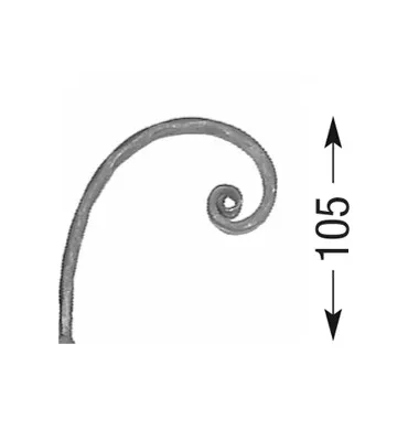 Arcade HAUTEUR 105 mm Plat 14x6 - Ref A2M