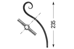 Arcade HAUTEUR 235 mm Rond 10 - Ref A6