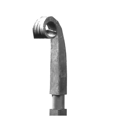 Embout de montant de portail HAUTEUR 400 mm Carré 35x35 - Ref MTP8-35