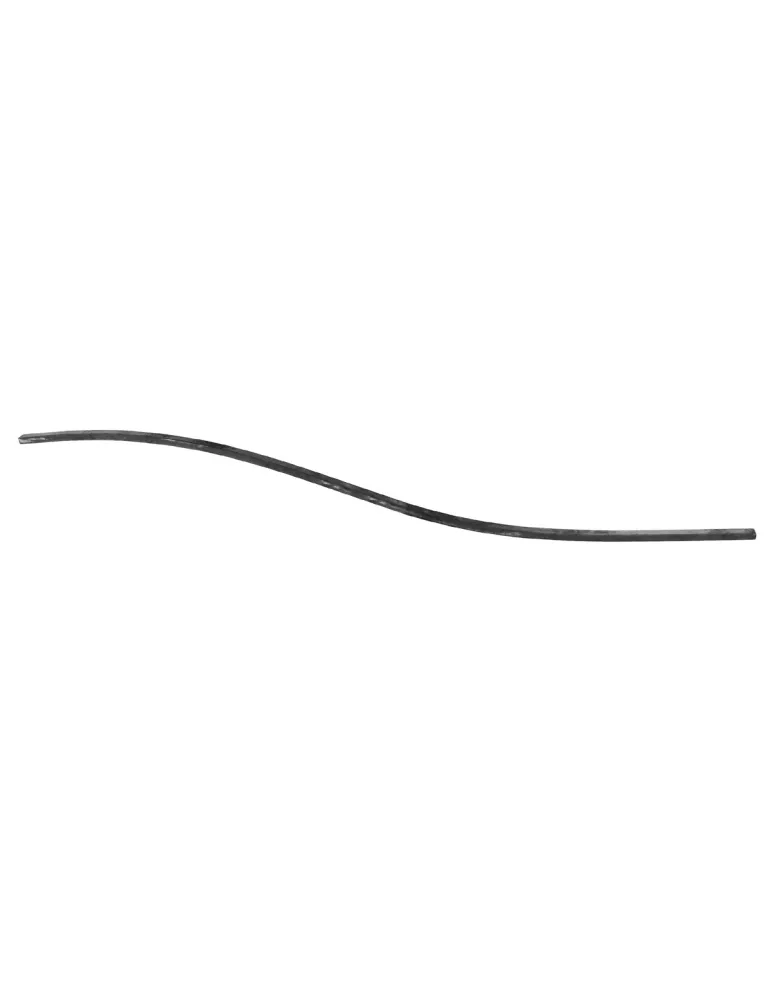 Traverse cintrée Hauteur 2000 mm Plat 40x15 - Ref TCL40X15