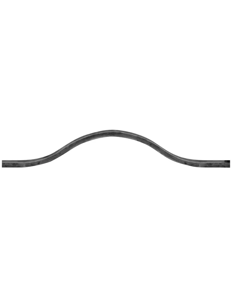 Traverse cintrée Hauteur 1000 mm Plat 35x15 - Ref TCLC35X15