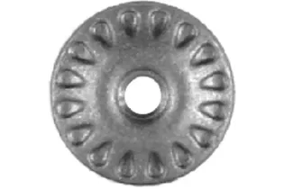 Rosace pour gardes-corp Diamètre 67 Passage 10 ACIER Ref: P37S