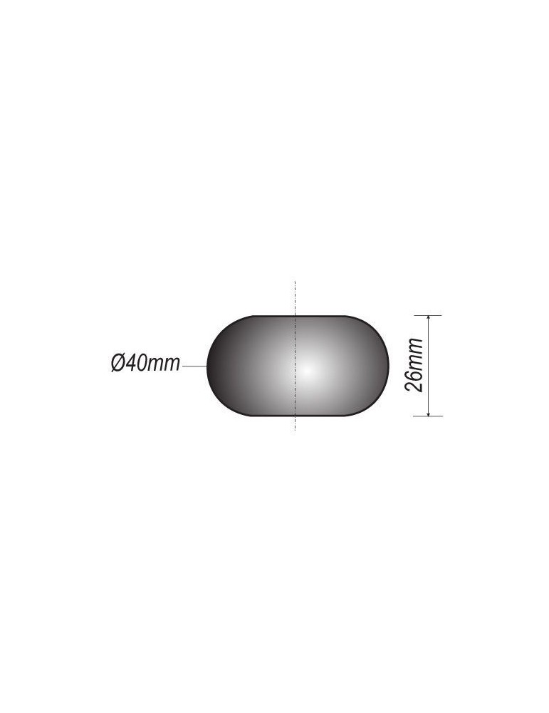 pièce élément ferronnier serrurier Boule LISSE PLEINE MEPLATE NON PERCEE Diamètre 40 ACIER Ref: F52.152