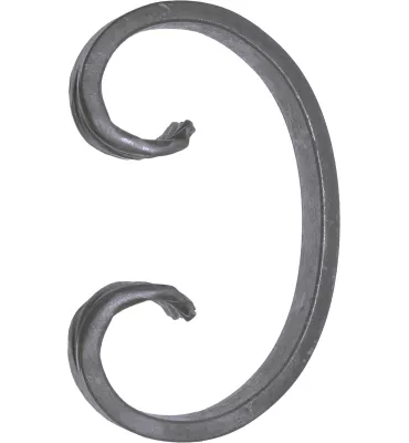 Volute C Lisse 120X75 Section 12X6 Ref: BSC1201