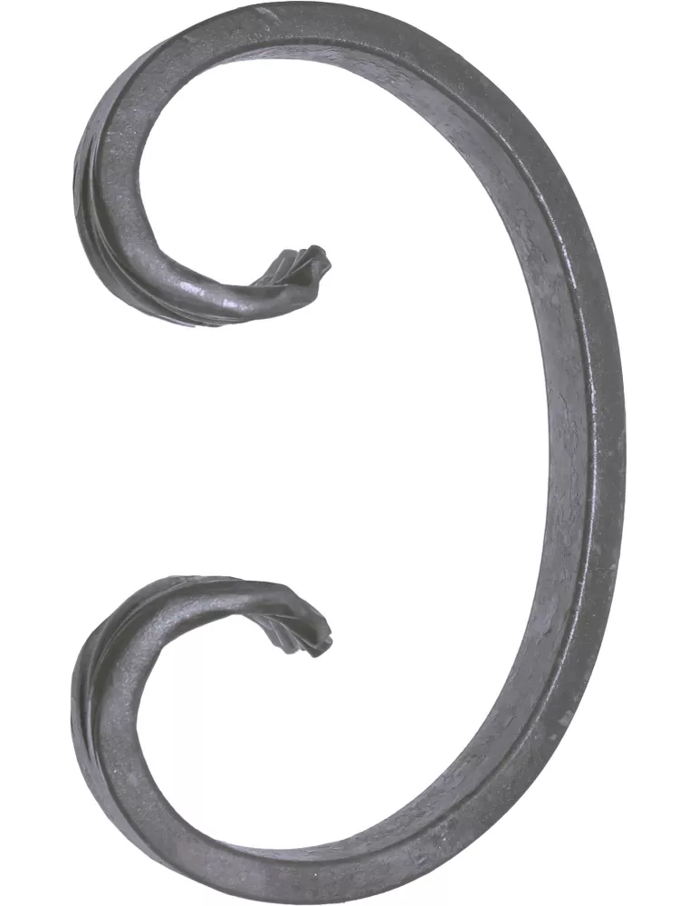 Volute C Lisse 120X75 Section 20X6 Ref: BSC1203