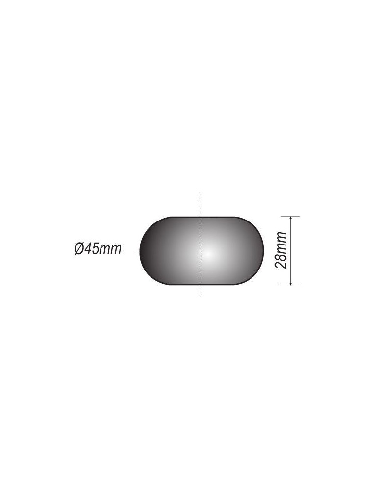 pièce élément ferronnier serrurier Boule LISSE PLEINE MEPLATE NON PERCEE Diamètre 45 ACIER Ref: F52.153