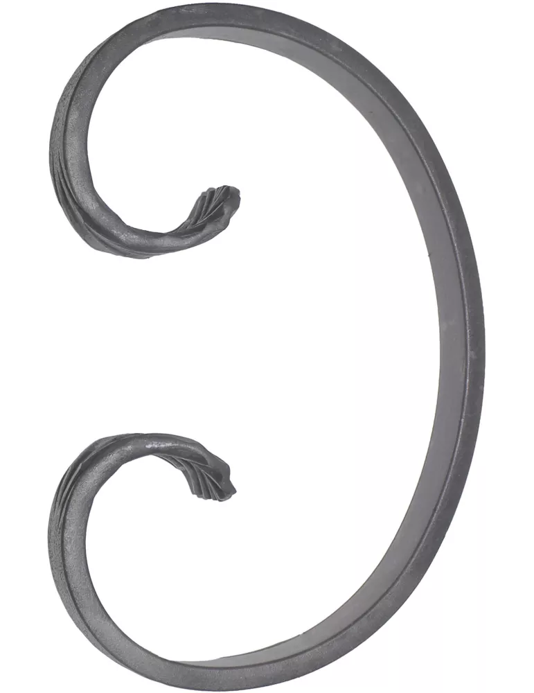 Volute C Lisse 165X110 Section 16x8 Ref: BSC1604