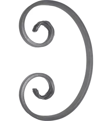 Volute C Lisse 200X130 Section 20x6 Ref: BSC2003