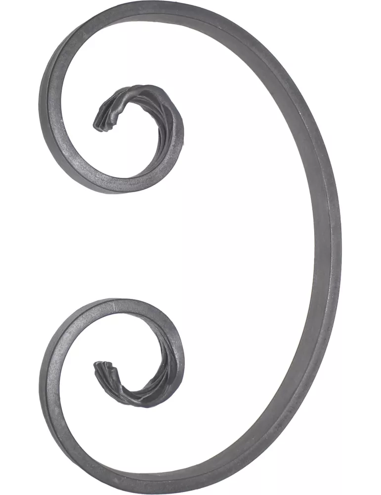 Volute C Lisse 200X130 Section 20x6 Ref: BSC2003