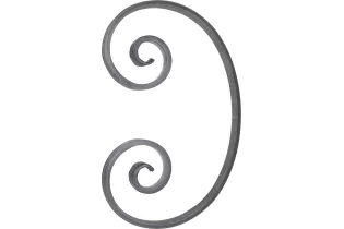 Volute C Lisse 330X210 Section 20x6  Ref: BSC3303