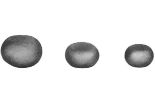 pièce élément ferronnier serrurier Boule LISSE PLEINE MEPLATE NON PERCEE Diamètre 55 ACIER Ref: F52.157