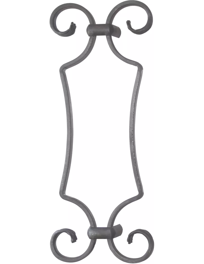 Volute DECORATIVE Lisse 350X140 Section 12X6 Ref:  BSD161