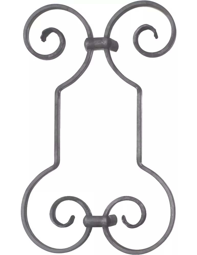 Volute DECORATIVE Lisse 350X212 Section 14X6 Ref:  BSD502