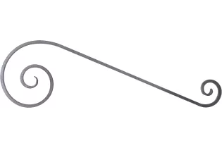 Volute S ASYMETRIQUE Lisse 300X900 CARRE 14X14 Ref:  BSGV102M