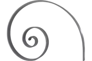 Volute DECORATIVE Lisse 430X570 Section 40X8 Ref: BSGV55