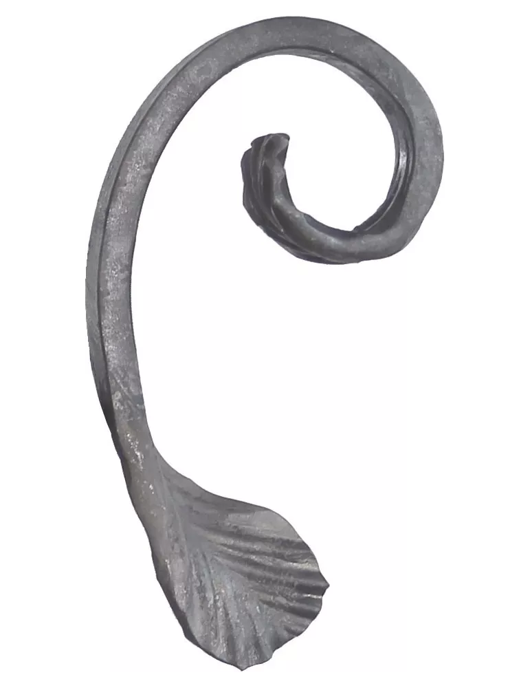 Volute Demi C Lisse 115x60 Section 12x6 ACIER Ref: BSJ0601R