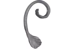 Volute Demi C Lisse 115x60 Section 12x6 ACIER Ref: BSJ0601R