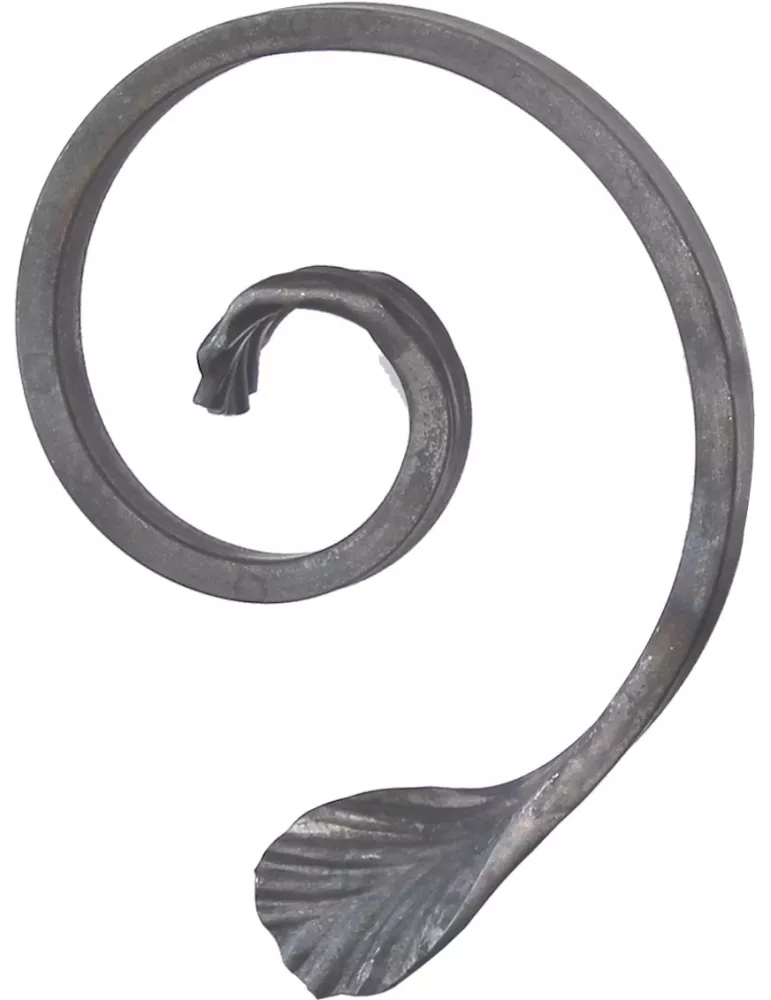 Volute Demi C Lisse 165X130 Section 20X6 ACIER Ref: BSJ1303L