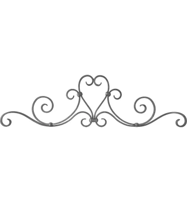 CHAPEAUX DE GENDARME Lisse PLAT 14X6 L. 800 H. 225 Ref: BSK802