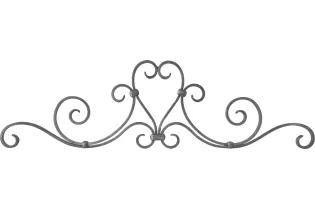 CHAPEAUX DE GENDARME Lisse PLAT 20X6 L. 800 H. 225 Ref: BSK803