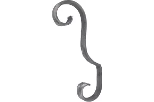 Volute DECORATIVE Lisse PLAT 205X100 Section 14X6 Ref: BSL2002