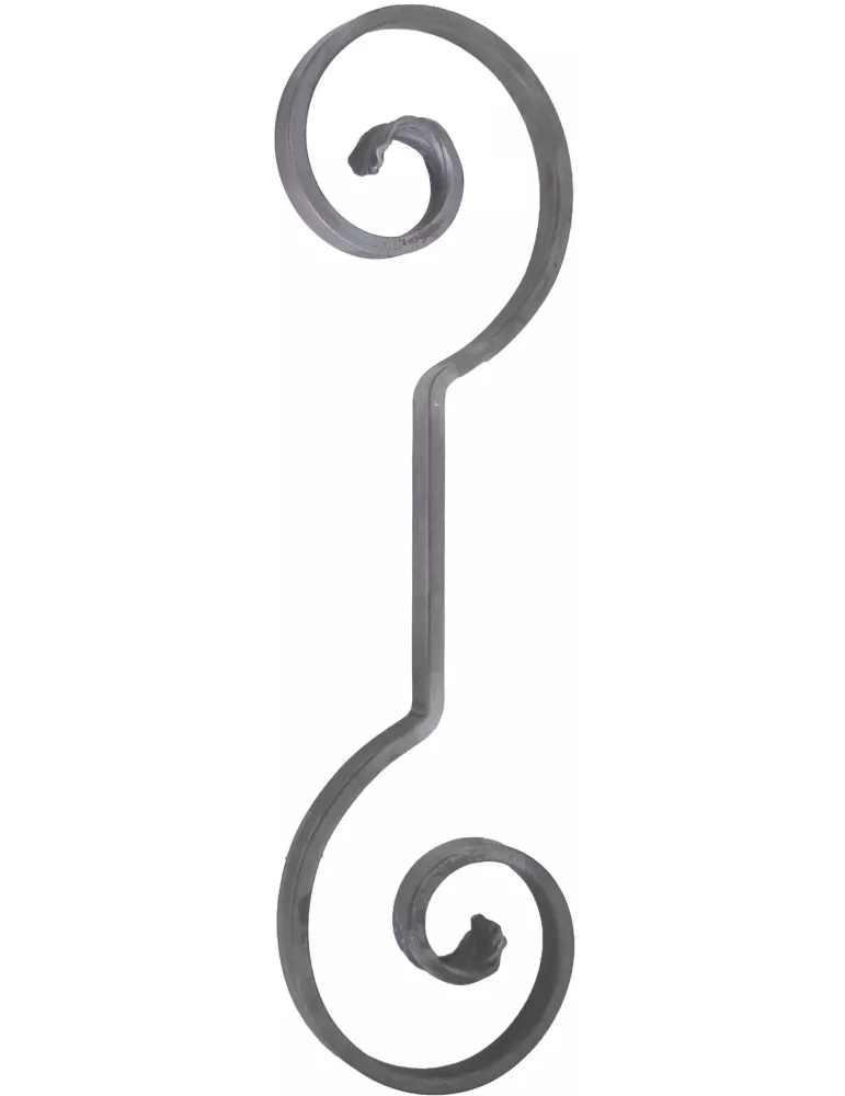 Volute DECORATIVE Lisse 350X99 Section 12X6 Ref: BSL3501