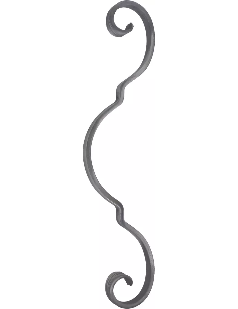 Volute DECORATIVE Lisse 370X87 Section 14X6 Ref: BSL3702