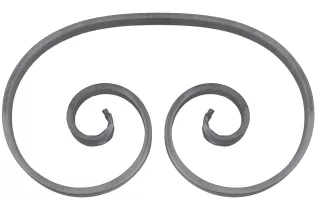 Volute C Lisse 260X165 Section 14X6 Ref: BSR2602