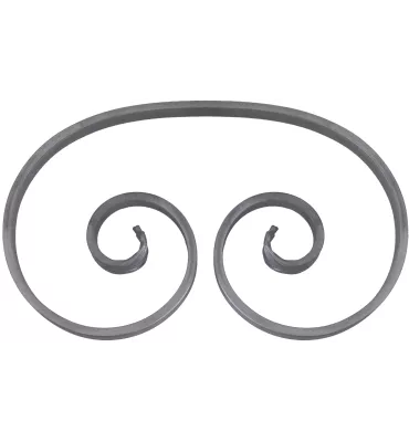 Volute C Lisse 260X165 Section 20X6 Ref: BSR2603
