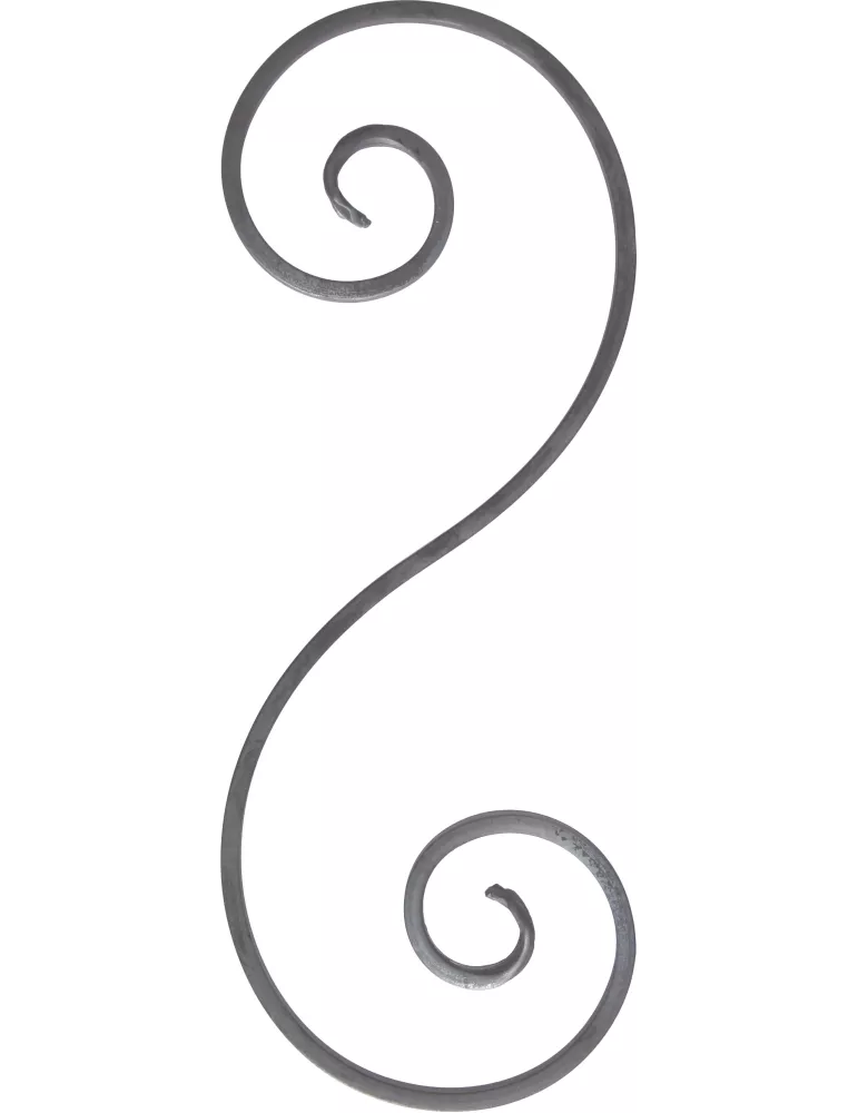 Volute S Lisse 350X130 Section 16X8 Ref: BSS3504