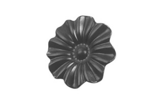 Fleur d'Eglantine 62 x 62 Hauteur 12 ACIER Ref: BE14010401