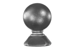 Boule acier Départ rampe escalier non percée Diamètre 100 Ref: B25A