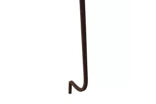 Balustre GALBE ET TORSADE 450x90 Section 12x12 ACIER FER FORGE Ref:...