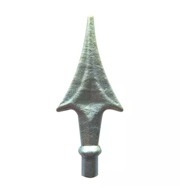 Pointe de lance flèches 150 x 65 Diamètre 16 Acier Galvanisé Ref: P31G